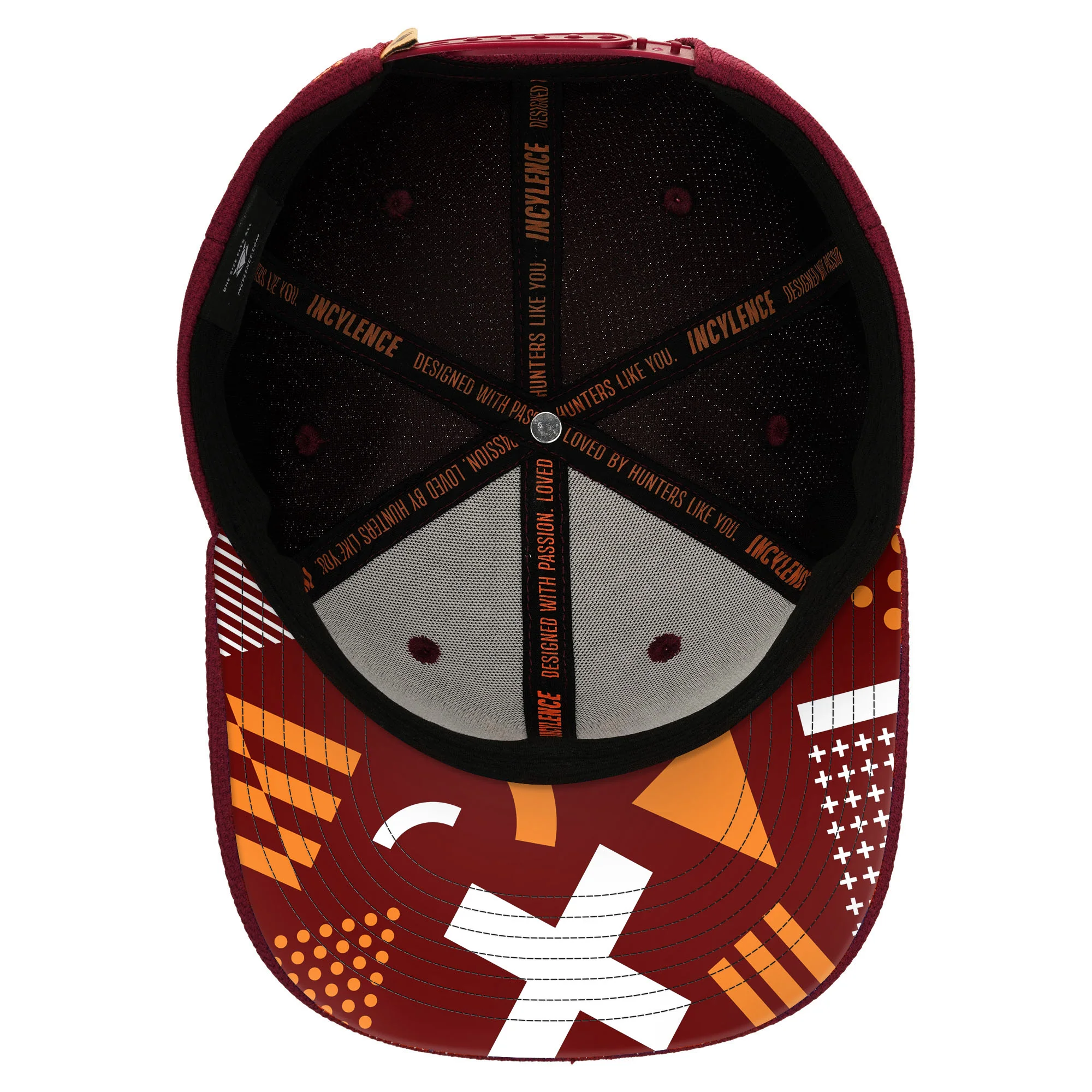 INCYLENCE CAP ELEMENTS V2 DARK RED ORANGE - Image 3