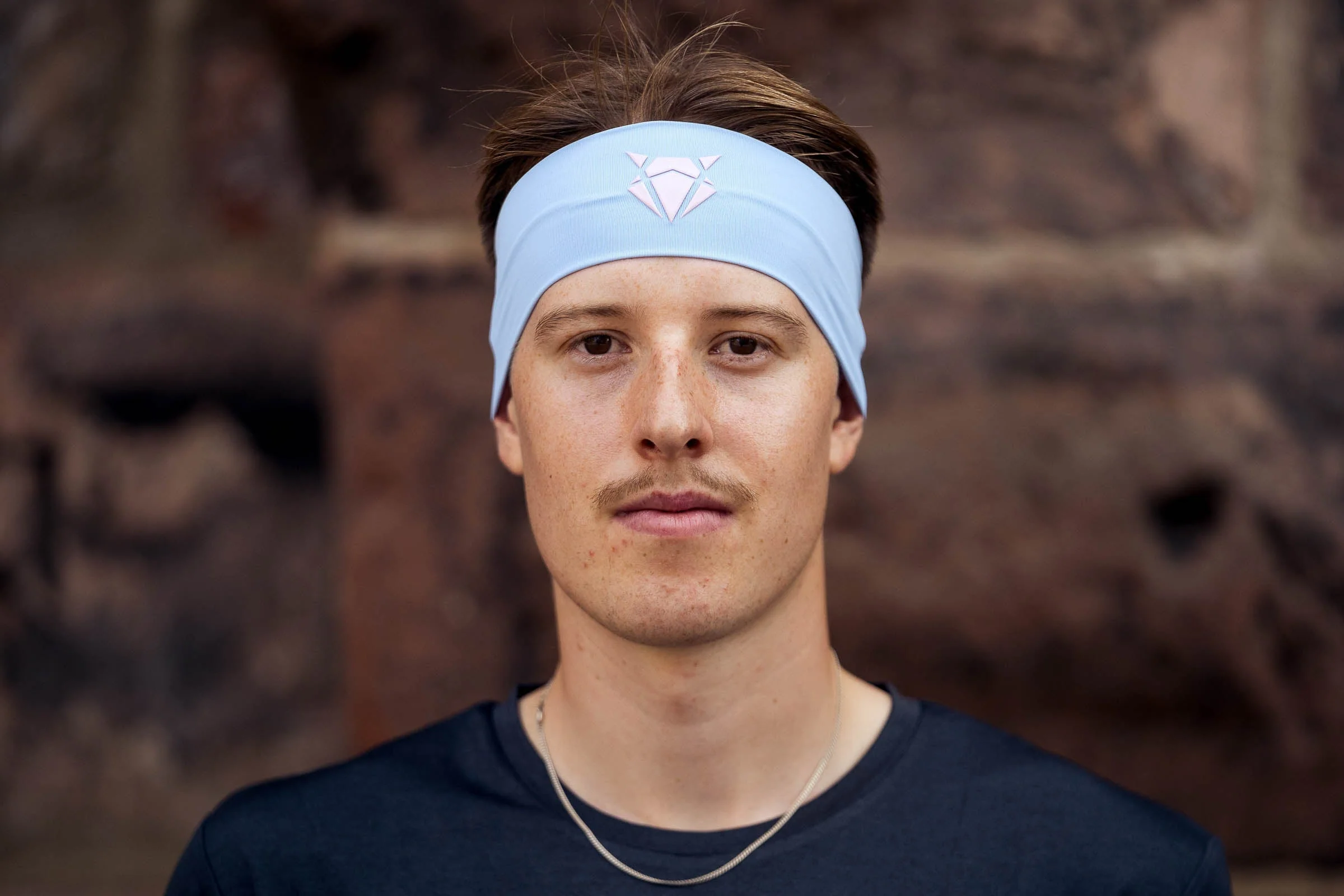 INCYLENCE HEADBAND V3 BLUE LIGHT PINK NARROW - Image 4