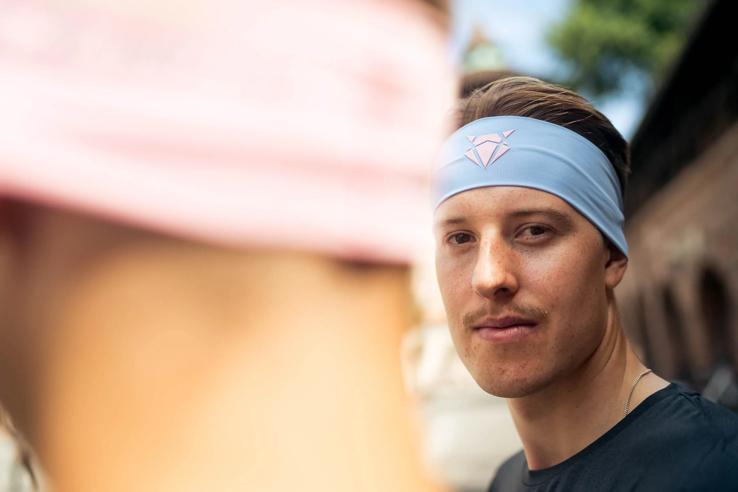 INCYLENCE HEADBAND V3 BLUE LIGHT PINK NARROW - Image 5