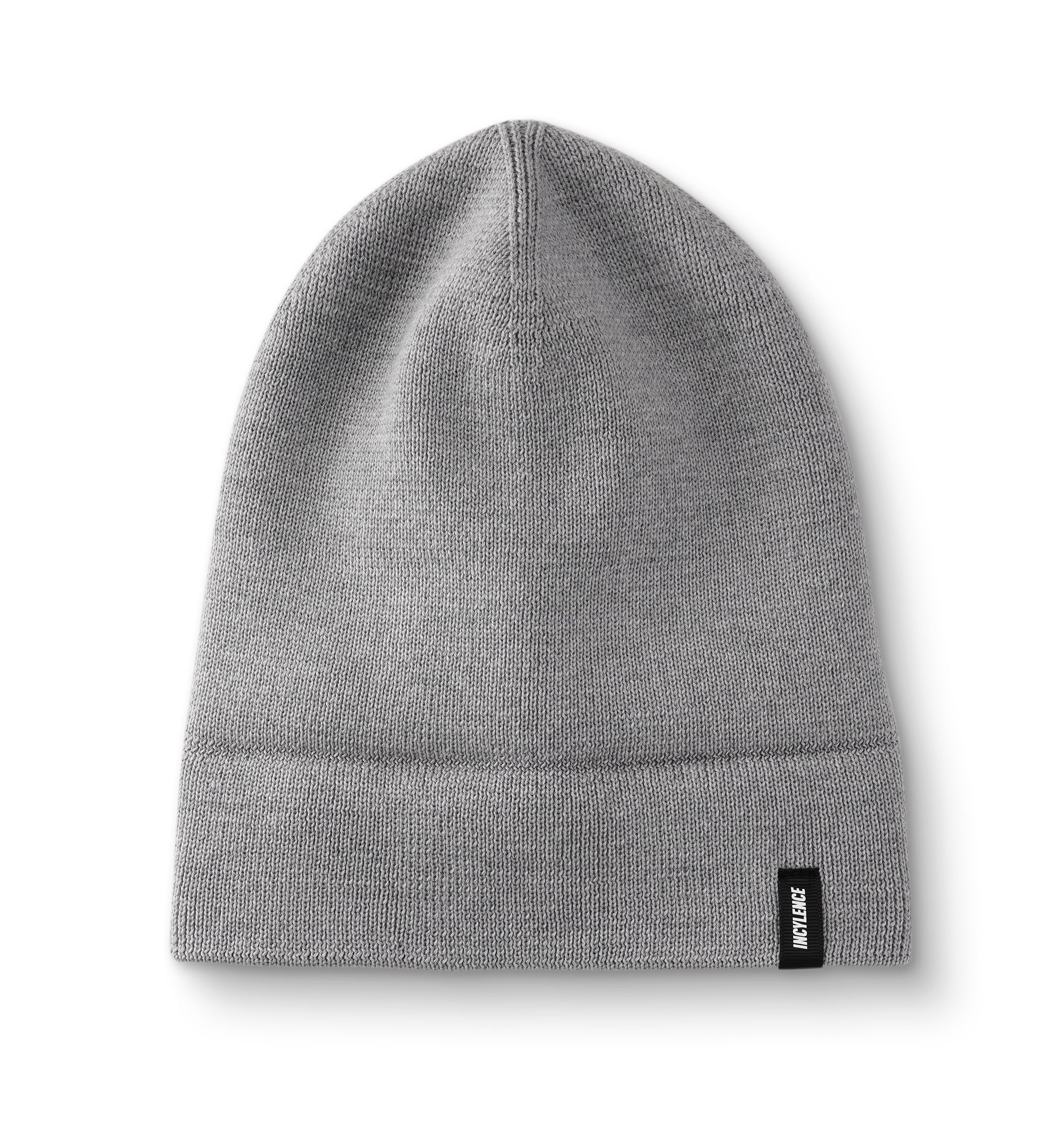 INCYLENCE MERINO BEANIE LIGHT GREY - Image 3