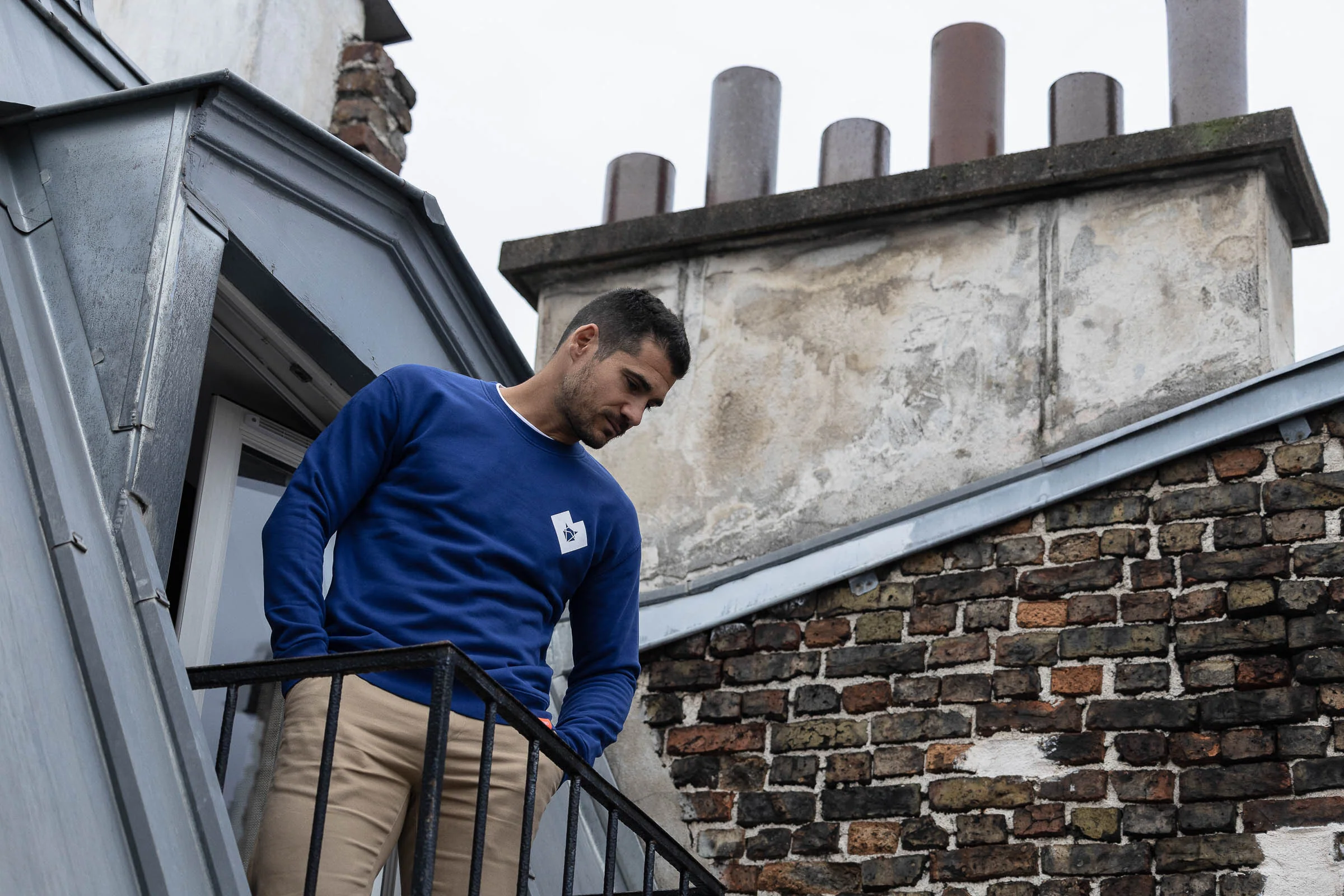 INCYLENCE SWEATSHIRT ONE UNISEX NAVY BLUE - Image 4
