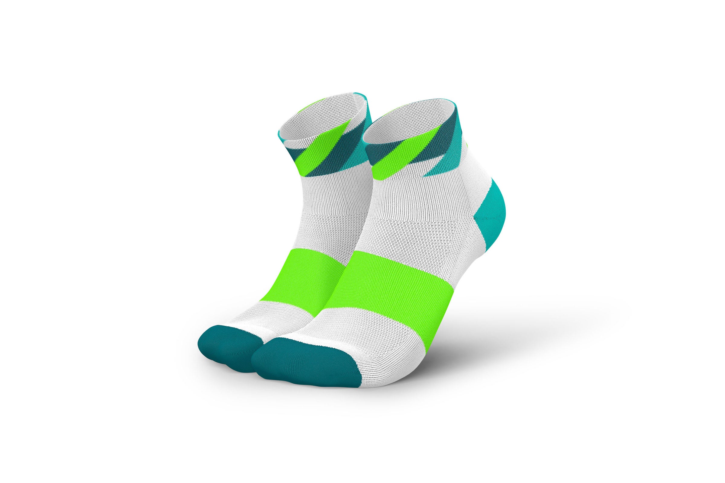 INCYLENCE RUNNING LOOPS SHORT WHITE GREEN