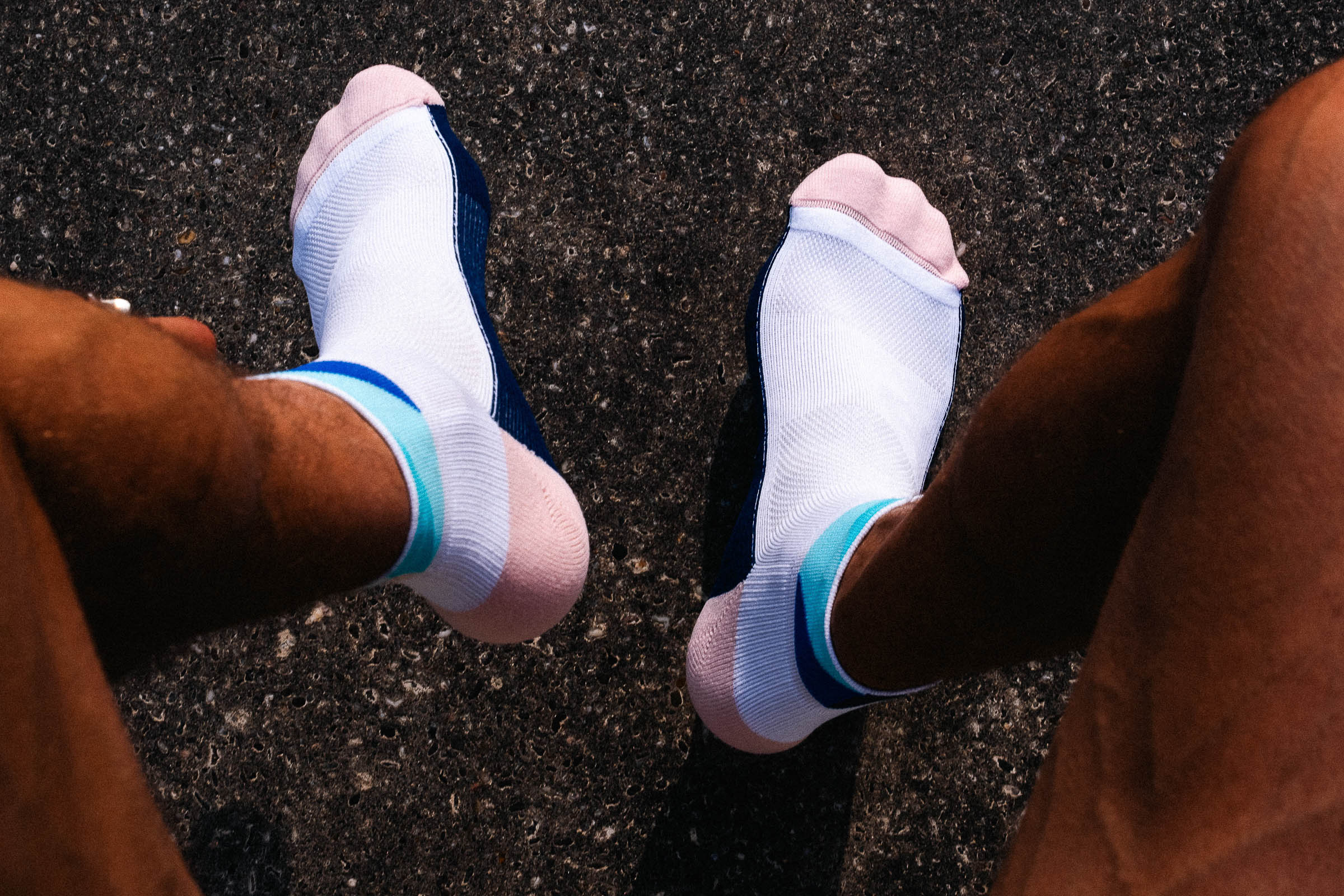 INCYLENCE RUNNING POLYGONS SHORT NAVY MINT - Image 3