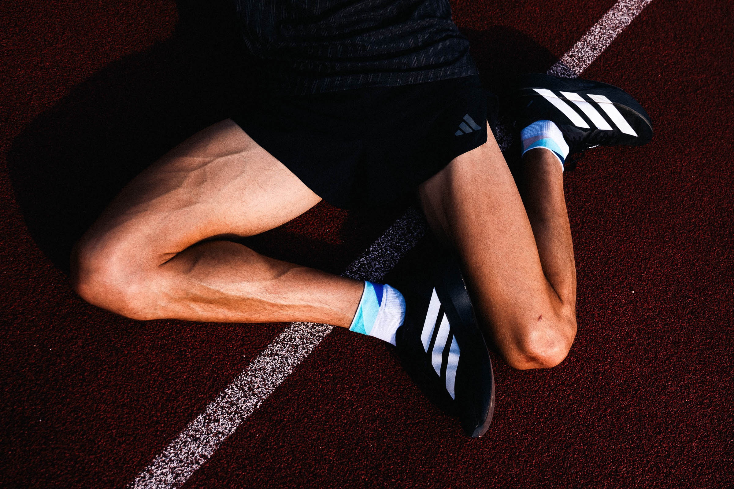 INCYLENCE RUNNING POLYGONS SHORT NAVY MINT - Image 4